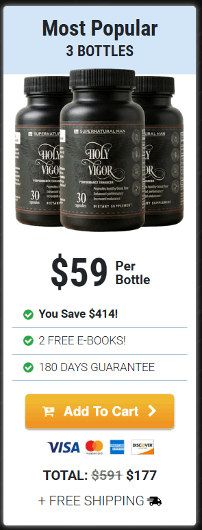 Holy Vigor 3 bottle